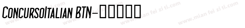 ConcursoItalian BTN字体转换